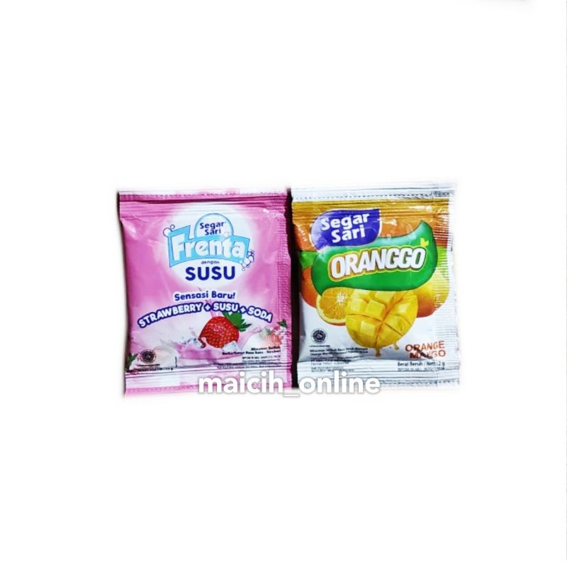 Segar Sari /Frenta Susu / Oranggo 10 saset