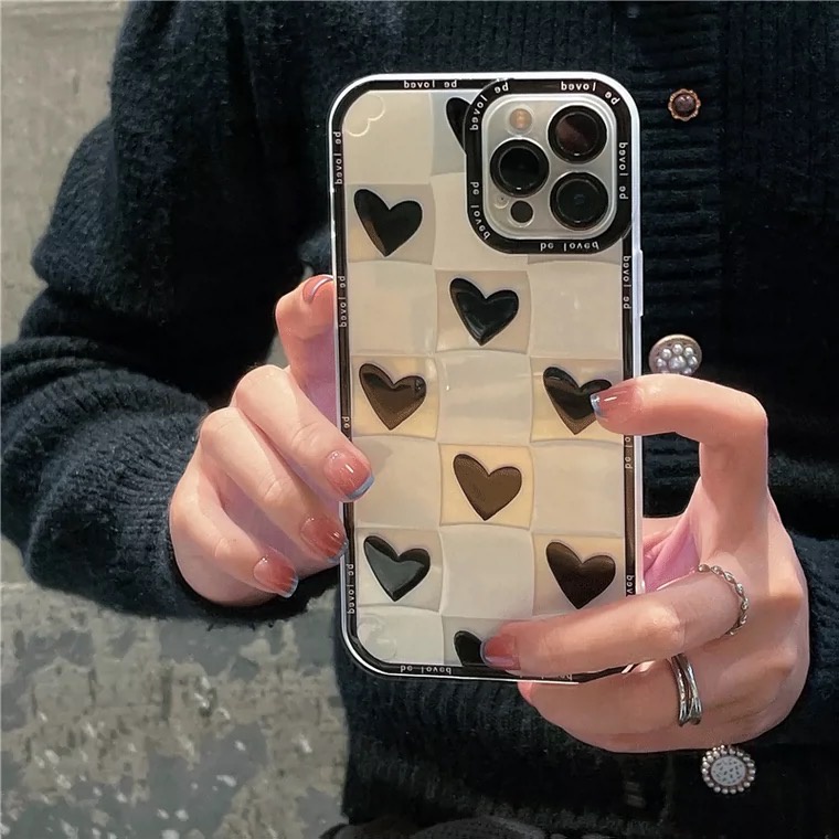 [TPC] Phone Case SAMSUNG HP Grid Love Checkered A11 M11 A12 M12 A20S A10S A22 A32 A50 A30S A50S A51 A52 SS008