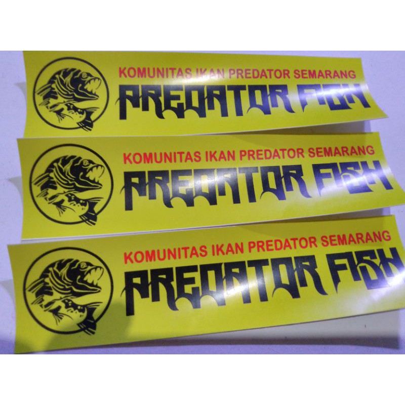 stiker predator fish