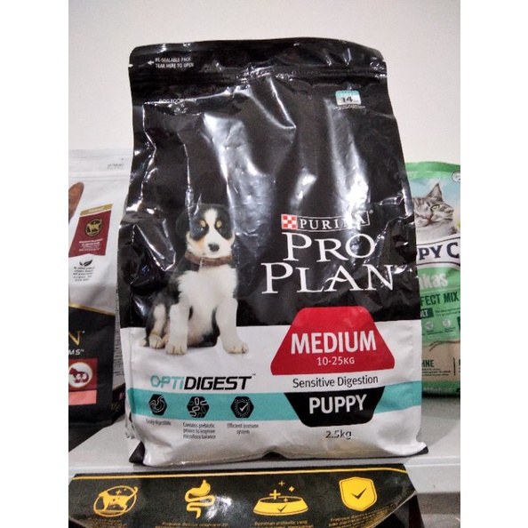 ProPlan Dog Puppy Medium 2,5kg Makanan Anjing ProPlan