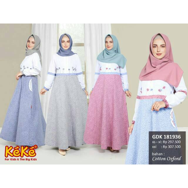  Gamis keke GDK 181936 Shopee Indonesia