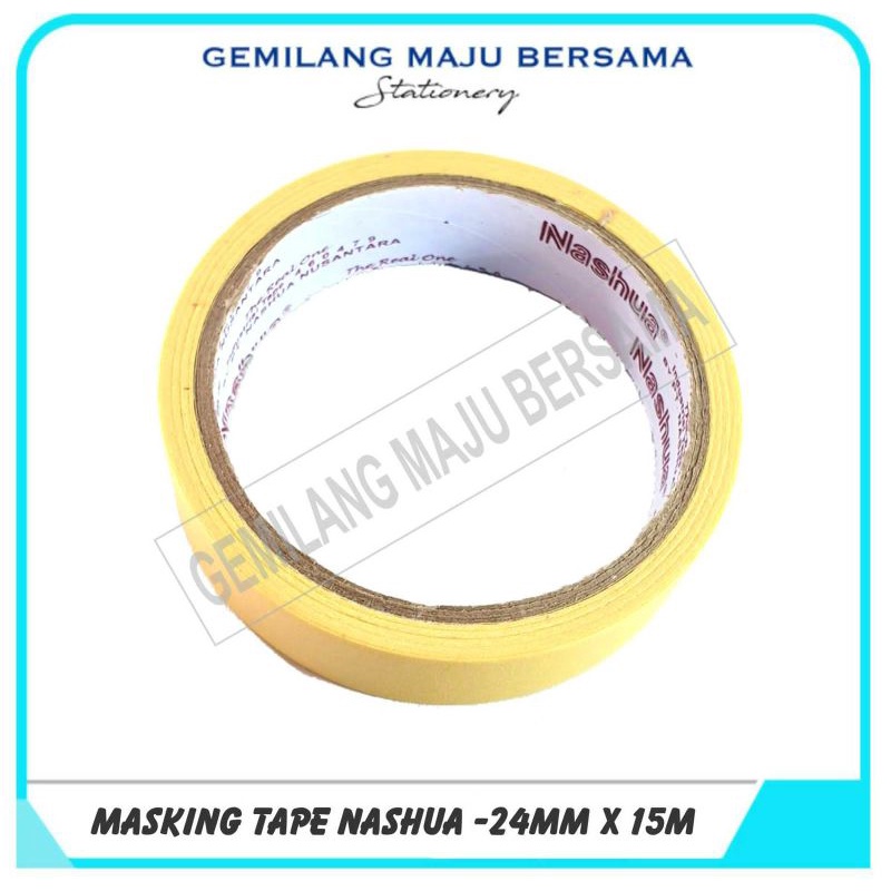 

Isolasi Kertas / Masking Tape Nashua 1"x 25y (15m)