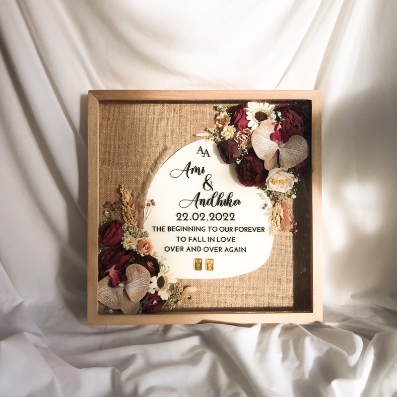 Risa Mahar | Rustic Mahar Box Kayu