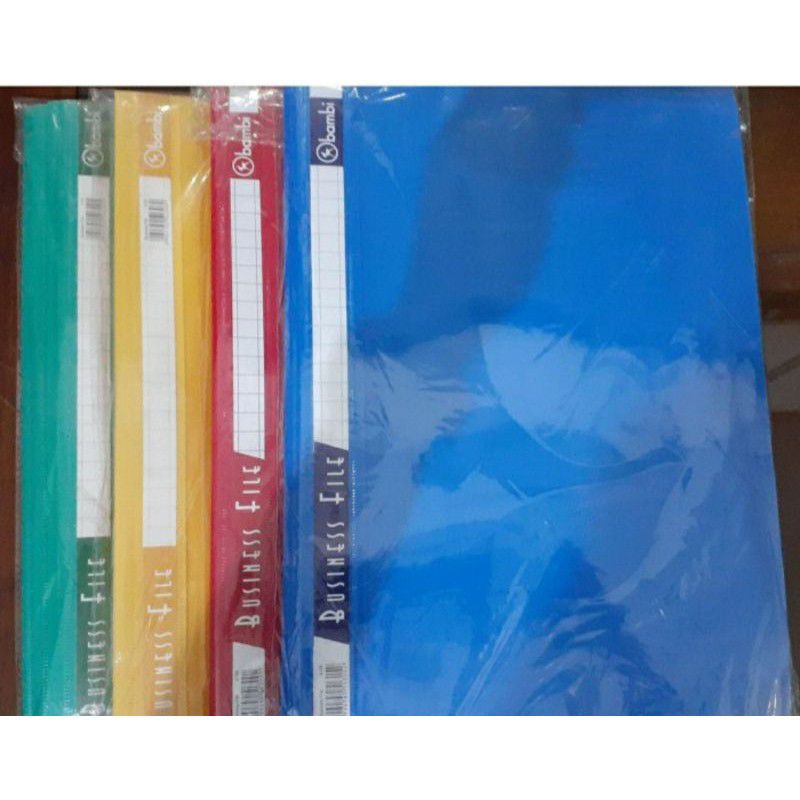 

Map Bisnis file BAMBI ukuran folio / Bisnis file F4 Tebal / 1 Pak isi 12 Pcs /