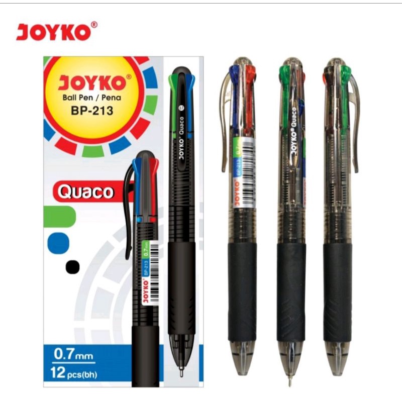 

Pulpen 4 Warna Joyko BP-213 Quaco Pulpen 4 Warna
