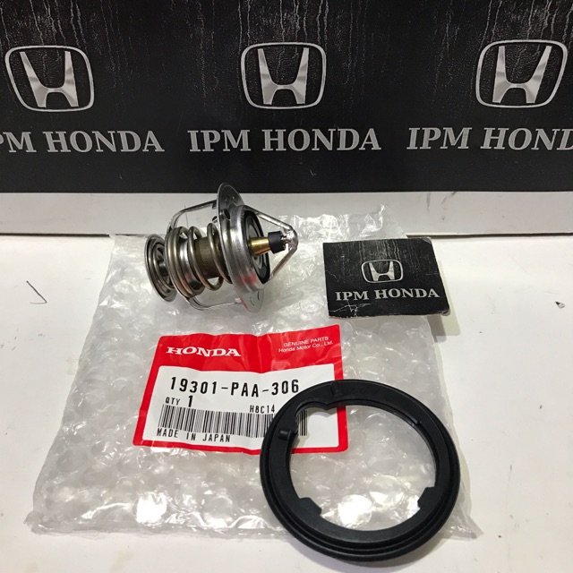 19301 PAA / 06193 5R0 Original Thermostat Honda Accord Maestro Cielo S84 S86 VTIL Civic Grand Genio Ferio Es VTIS Century Stream 1700cc City GD8 GM2 GM6 Jazz GD3 Idsi Vtec GE8 GK5 Odyssey RA6 2000-2003 CRV GEN 1 2000-2001