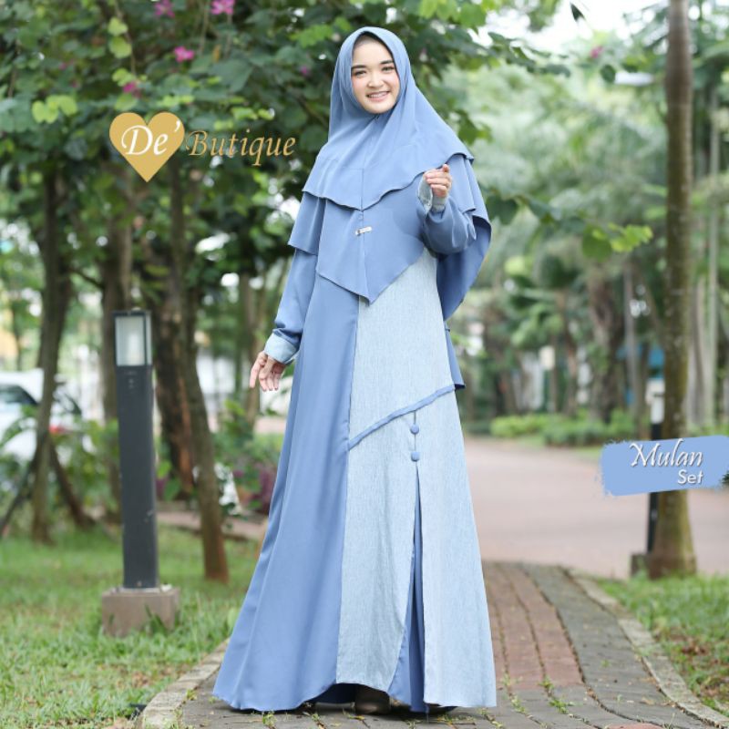 GAMIS MULAN SET ORY DE'BUTIQUE