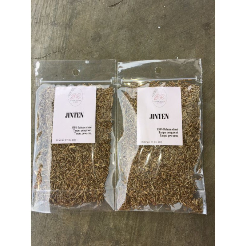 

JINTEN HALUS UNTUK MASAK ASLI 50gr KUALITAS PREMIUM BUMBU DAPUR BU ROS REMPAH BIJI JSR JINTAN ASLI
