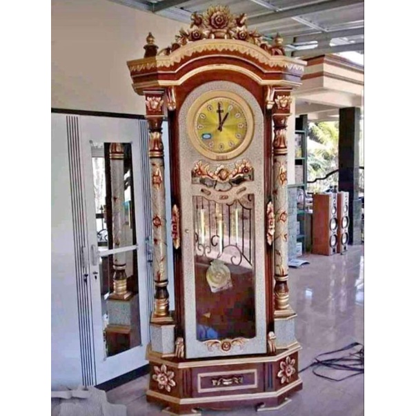 Jam Hias Jati Jepara