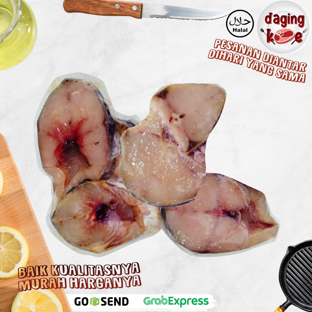 

IKAN TENGGIRI POTONG STEAK PREMIUM 1 kg DK135