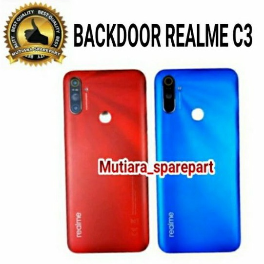 BACKDOOR / BACK COVER REALME C3 CASING TUTUP BELAKANG