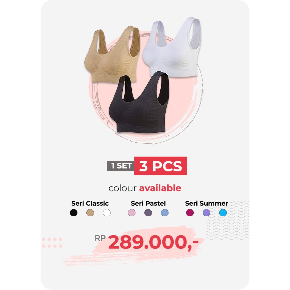 Fit Shaper Bra (3 pcs)