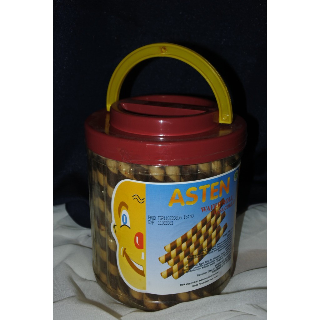 

Astor Asten Toples / kemasan toples / cokelat / astor