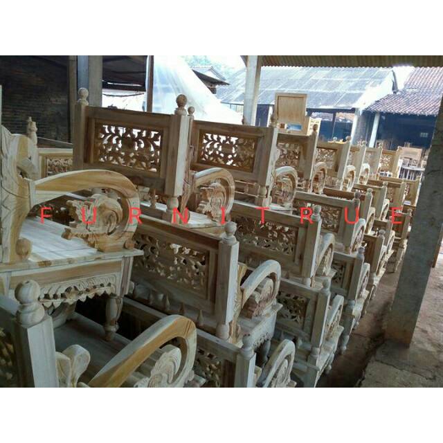 Kursi tamu jati arimbi mentah