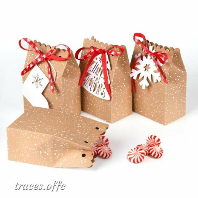 

Paper bag gift bag christmas paperbag unik kado natal craft wrapping diy snowflakes christmas tree