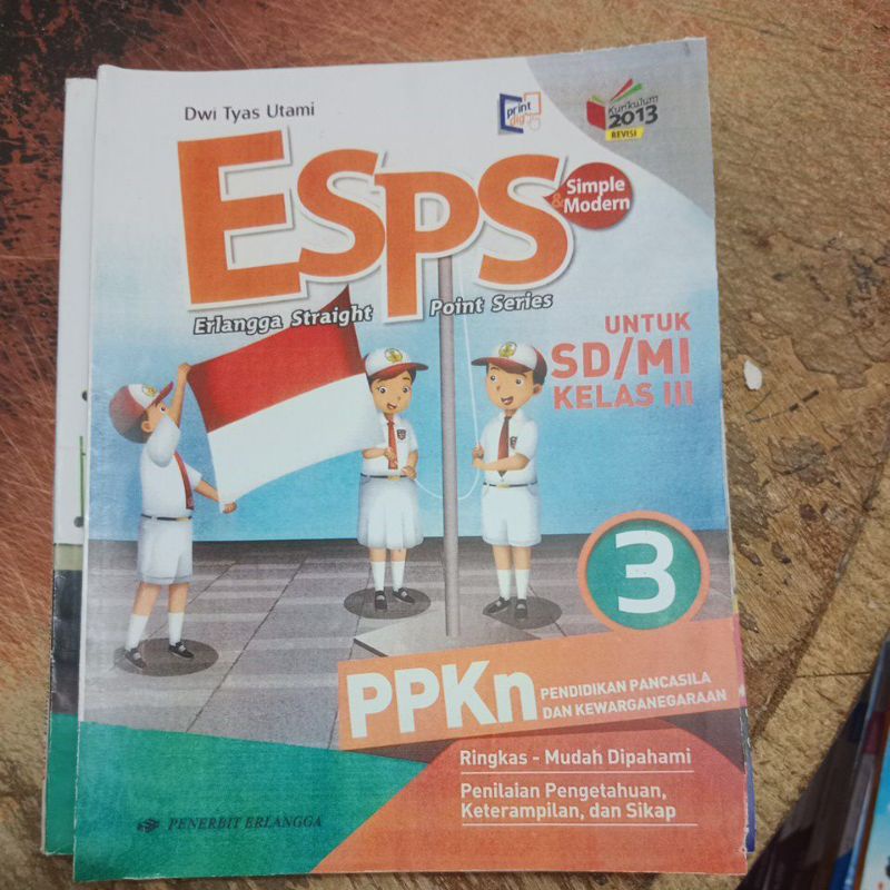 buku esps PPKN kelas 3 SD penerbit Erlangga