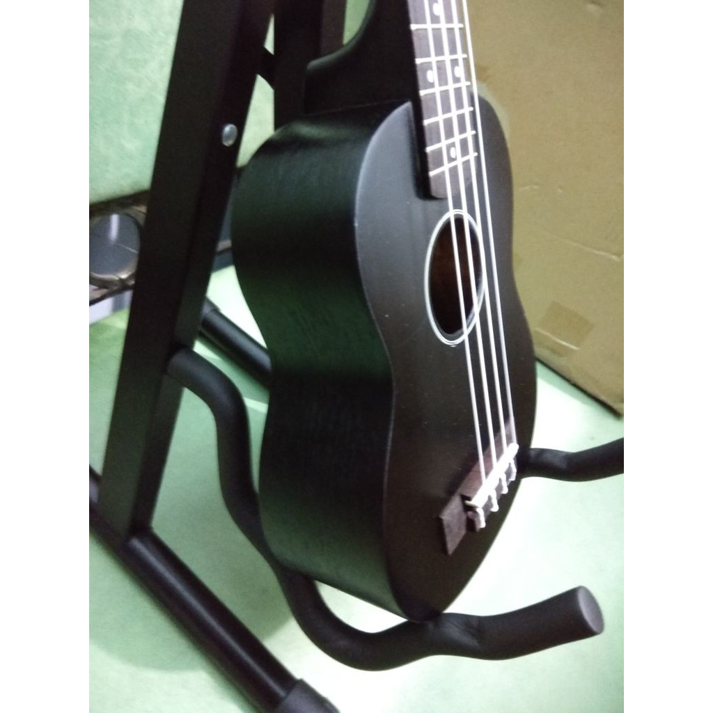 Ukulele Soprano Merk Cowboy Original Tipe UK-21 BK Warna Hitam Jakarta Murah Bonus Tas Senar Pick