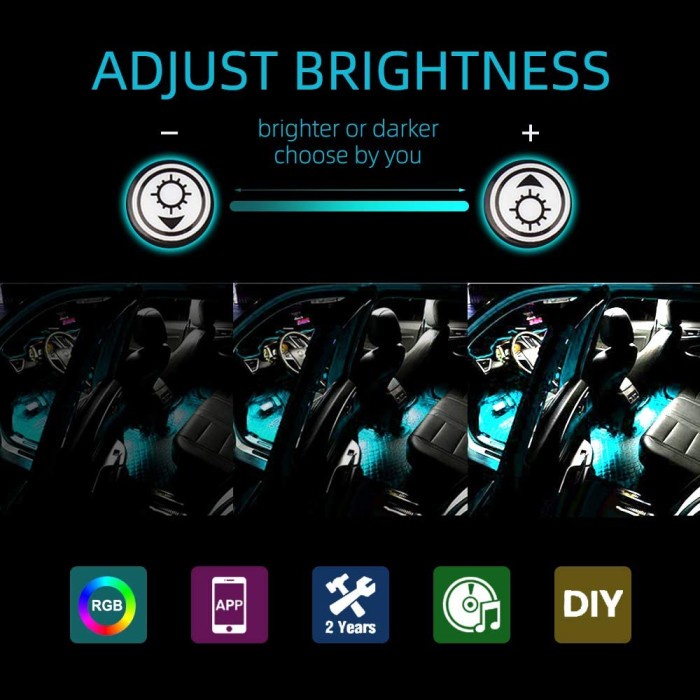 PREMIUM AMBIENT CAR LIGHT INTERIOR / LAMPU KOLONG MOBIL