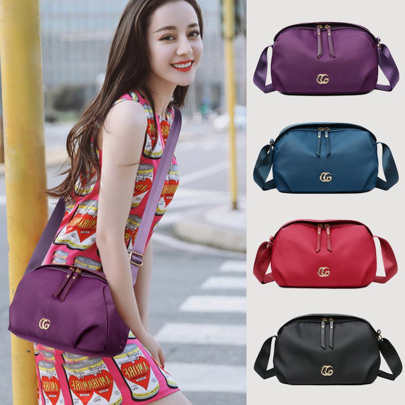 TAS SELEMPANG WANITA ANTI AIR PREMIUM SLING BAG IMPORT MURAH PINESY BATAM FASION KOREA TERBARU CEWEK