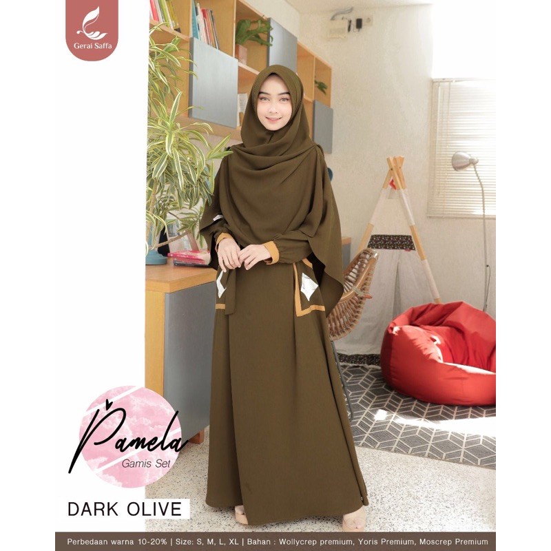 Gamis Pamela set By Gerai saffa