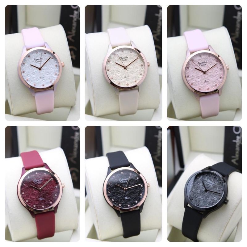 JAM TANGAN WANITA ALEXANDRE CHRISTIE ORIGINAL AC 2A03LH/2A03