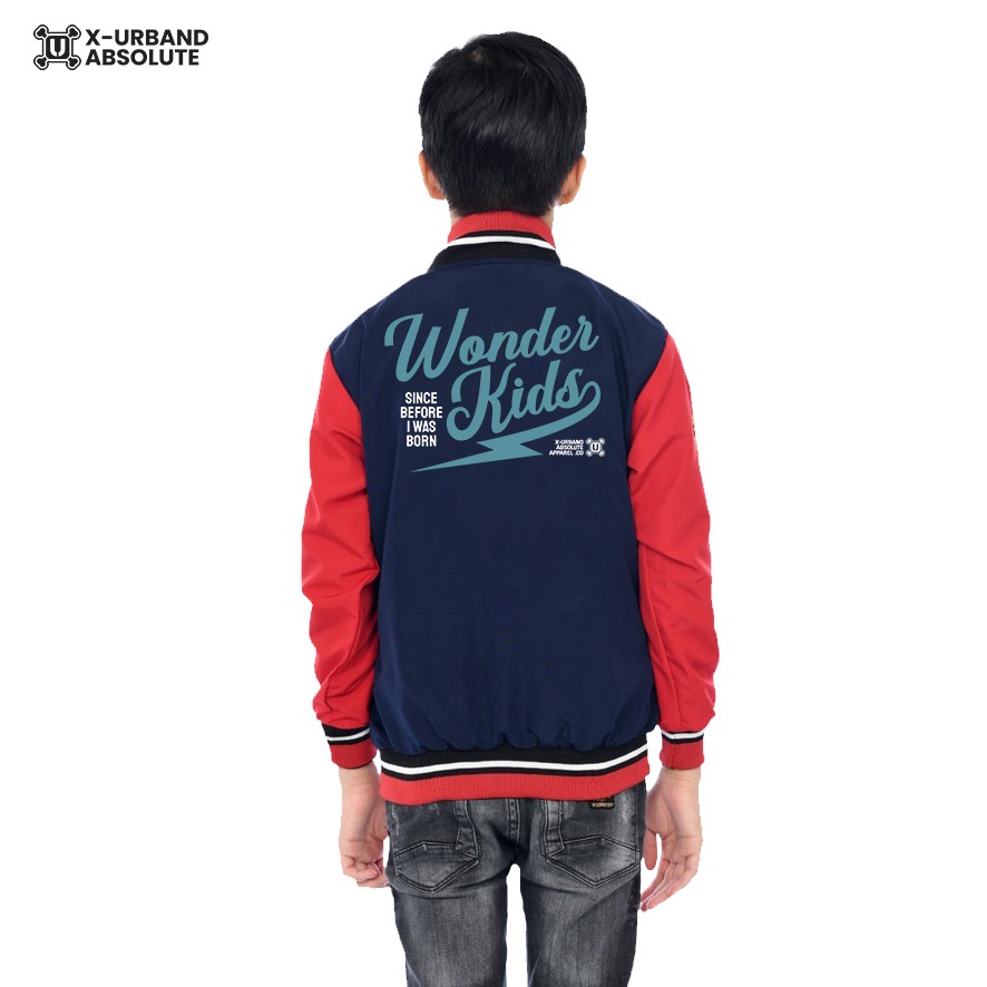 Jaket Varsity Anak Unisex Wonderkids K63