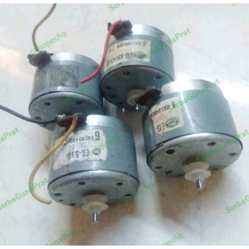 dinamo generotor layangan bekas tape 6vdc - 2500rpm