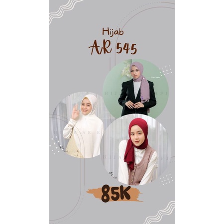 Hijab Pashmina Plisket Ar 545 Ar Rafi