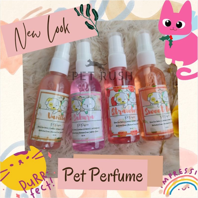 PARFUM KUCING | MINYAK WANGI KUCING 60 ML | 24 AROMA FRESH
