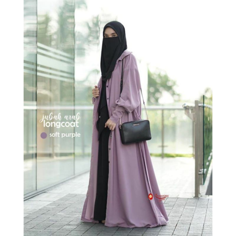 Longcoat Jubah Long Cardigan Khumaira Syari