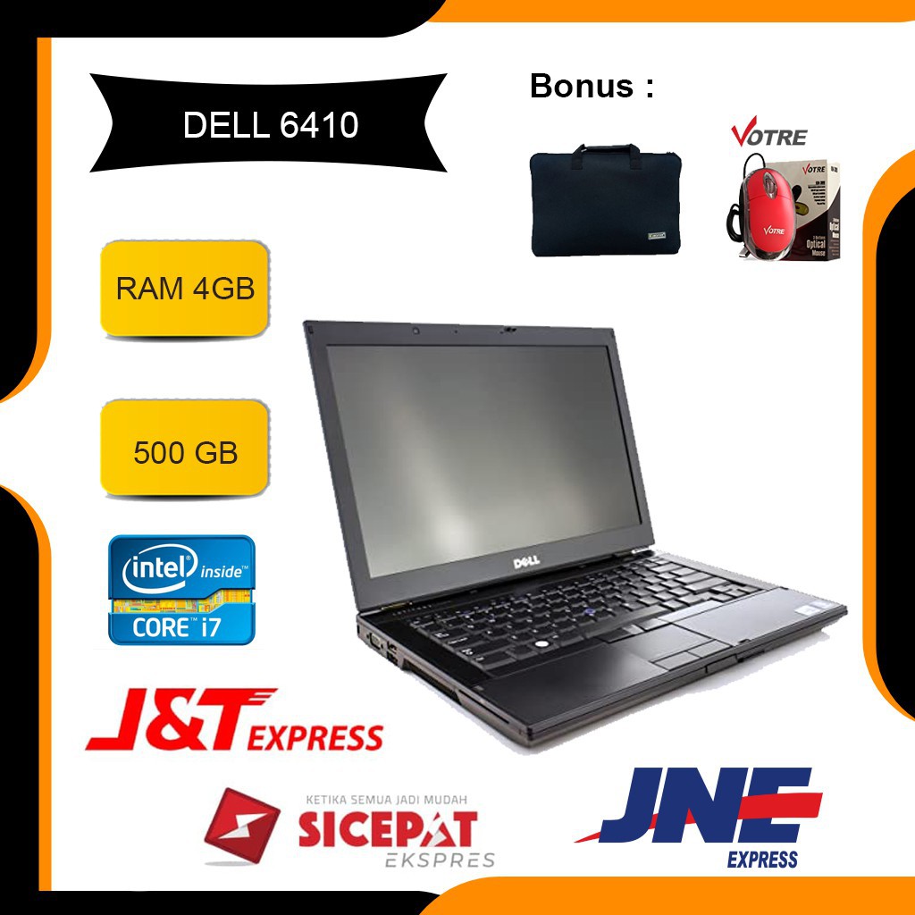 Laptop Dell 6410 Core i7 - super murah - Bergaransi - Berkualitas Spek Gahar - Laptop Kuliah