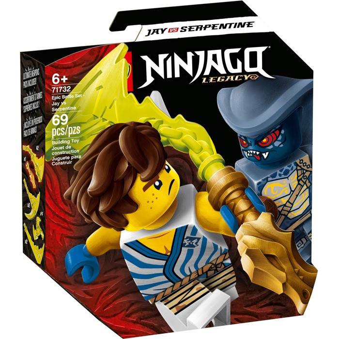 Lego 71732 Ninjago Epic Battle Set Jay vs Serpentine