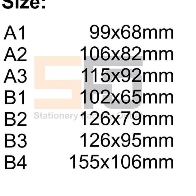 

[KODE KKMDL] ID Card Mika Big B2 126mm x 79mm (Name Tag / Glue Card / Card Holder)