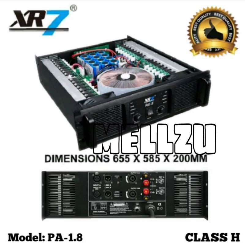 Power XR7 PA 1.8 Amplifier Class H Original