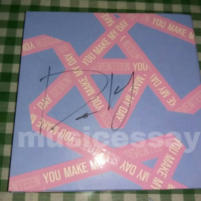 ALBUM SEVENTEEN - YOU MAKE MY DAY (SET THE SUN VER.) - D.K DOKYEOM SET AND SIGNED