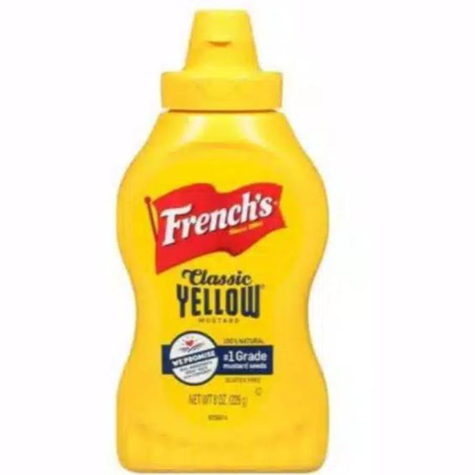 

Produk Unggulan] French Yellow Mustard Squeeze 8 Oz