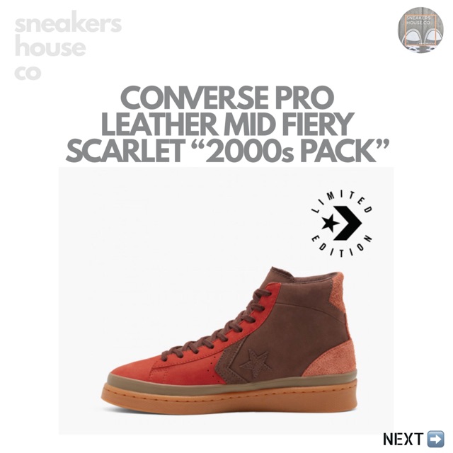 Jual CONVERSE PRO LEATHER MID FIERY SCARLET “2000s PACK” | Shopee Indonesia