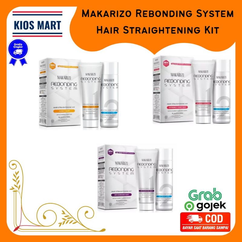 Makarizo Rebonding System Hair Straightening 120ml