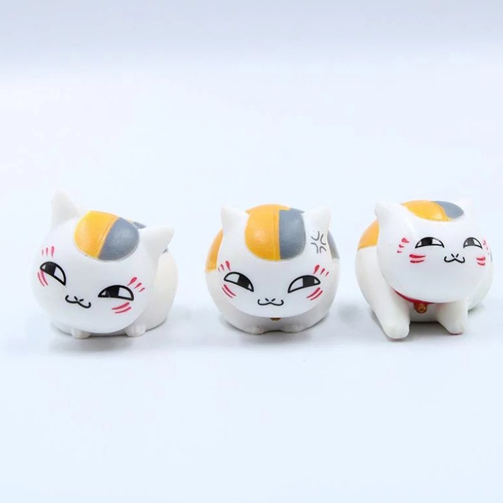 Needway  Japanese Anime Natsume Yuujinchou Cute Toys Nyanko Sensei Figure Action Figure Mini Figure Toys Model Toys Kids Gift PVC Cartoon Figures Cat Action Figure