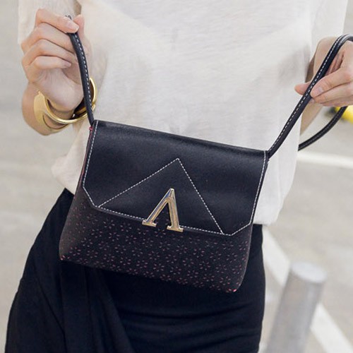 tas selempang fashion wanita sling bag cewek v laser bunga (3H5) bta341