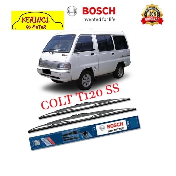 WIPER MITSUBISHI COLT T120 SS BOSCH ADVANTAGE 16&quot; &amp; 16&quot; SEPASANG