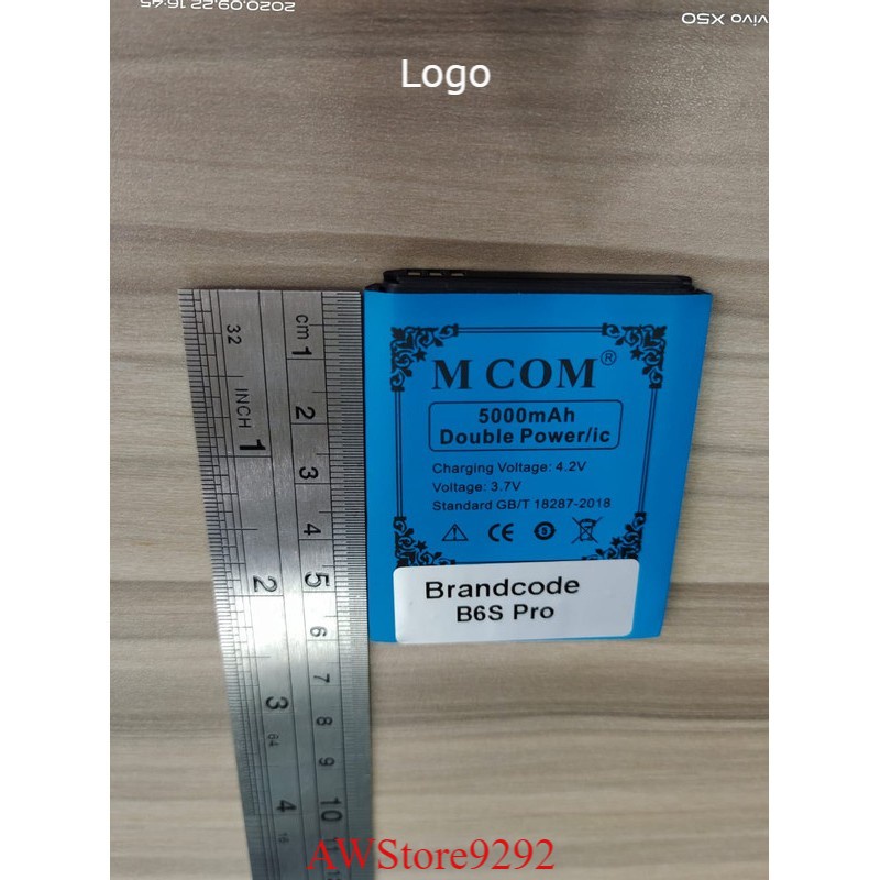 Mcom Battery Batre Baterai Double Power Mcom Brand Code Brancode BrandCode B6S Pro