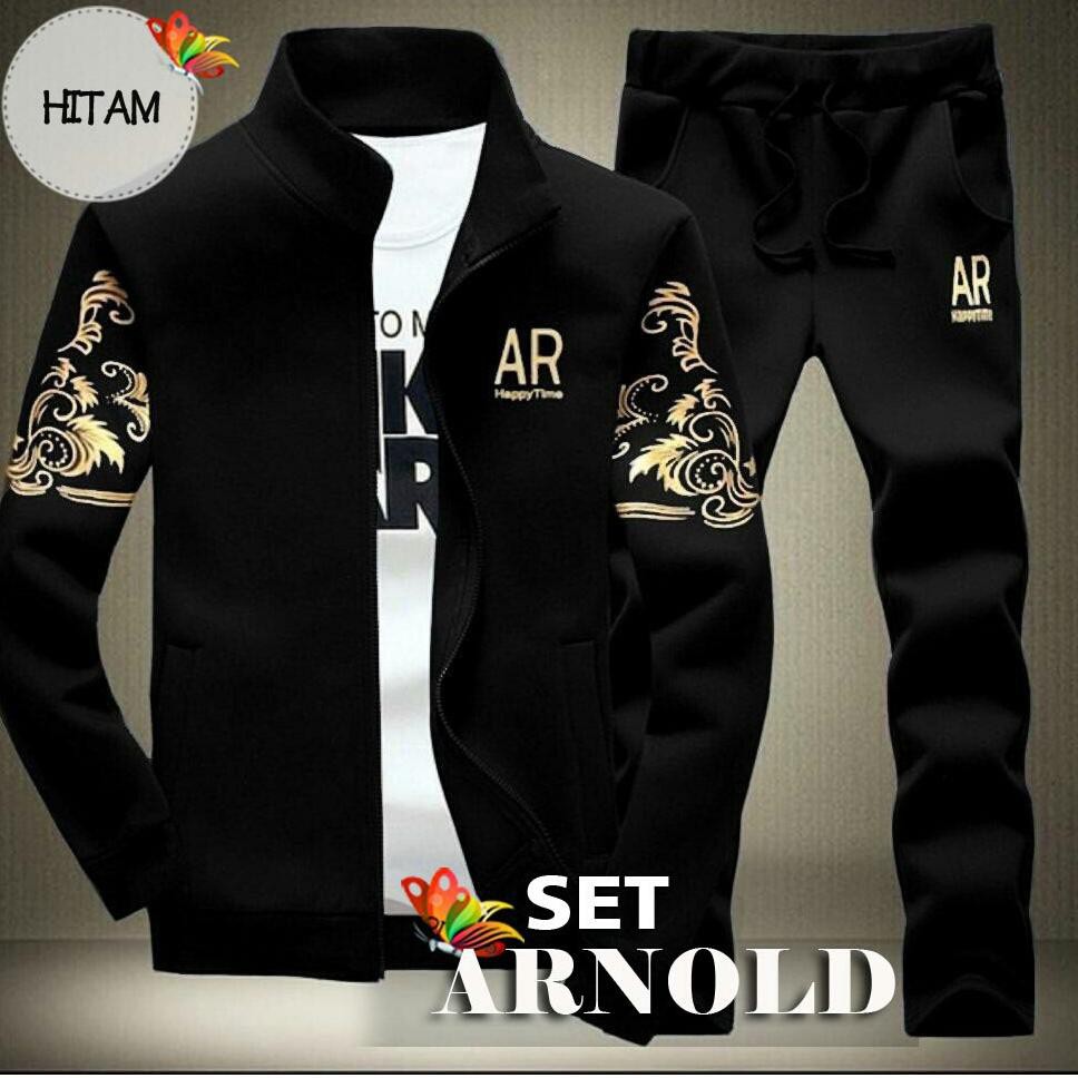 Mw6CodeSET HOODIE ARNOLD dM / PAKAIAN PRIA / SETELAN PRIA / TRAINING SET PRIA(populer) 2S9
