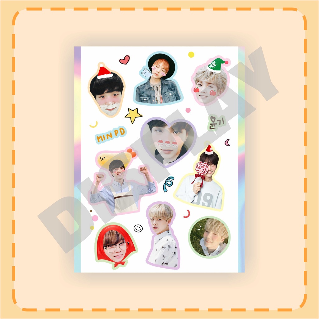 STIKER CUTE BTS