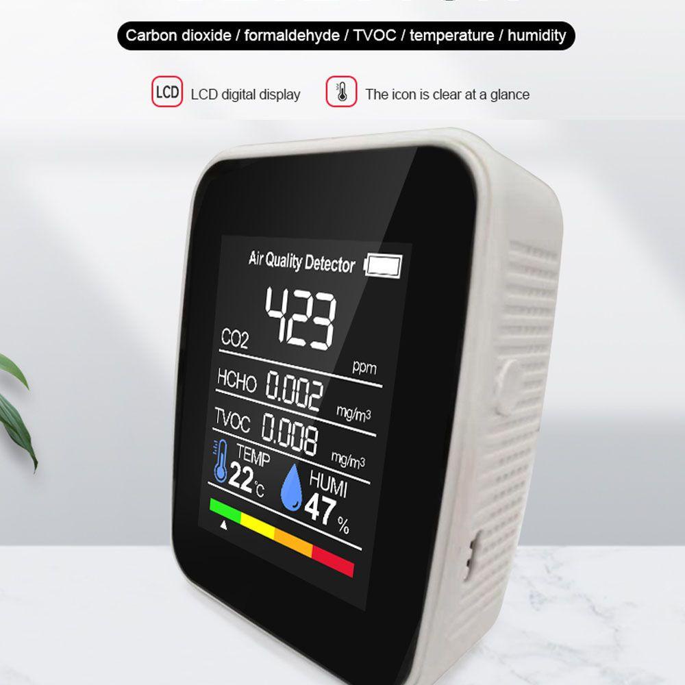 Solighter Detektor Kualitas Udara Listrik Presisi Tinggi Smart CO2 Tester