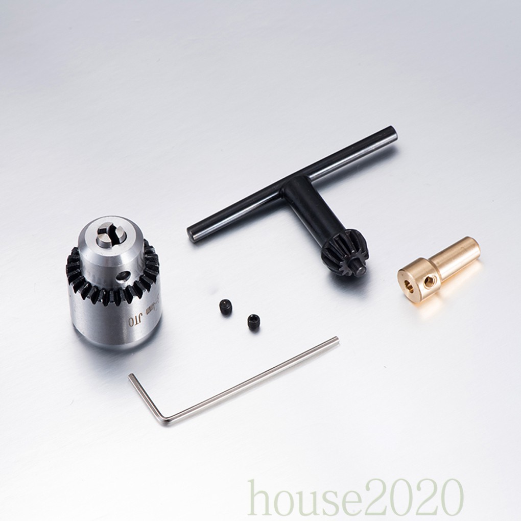 Bor Chuck Mikro Mini Elektrik Bahan Kuningan Ukuran 0.3-4mm Tjo Taper 3.17mm