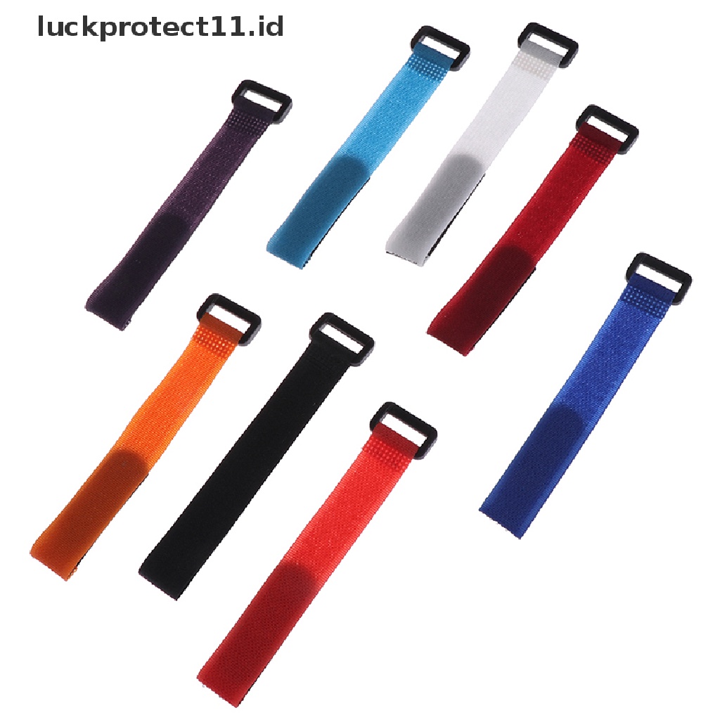 &lt; Luckprotect11. &lt; LuckproteksiId &gt; 10pcs Strap Pengikat Joran Pancing Reusable