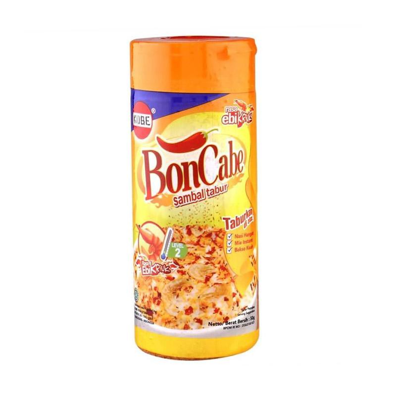 BONCABE BOTOL TERMURAH LEVEL 10 / 15 / 30 / 50 / IKAN ROA / Nori / TERI / EBI / BUMBU RUJAK BUAH 100% ORIGINAL Bon cabe