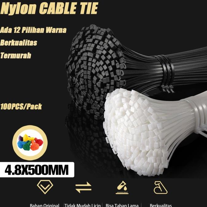 

Kabel Ties Cable Tie 4.8 x 500mm50cmCV 500