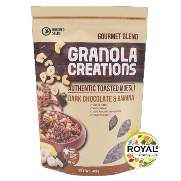 

Jual Granola Creation 400 Gr Dark Chocolate & Banana- Gourmet Mix